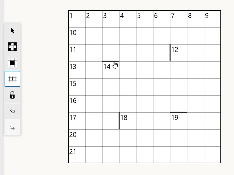 Using the Bar Tool with 90° rotational symmetry