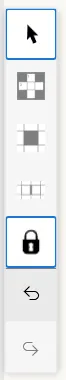 The Lock Grid Tool in action